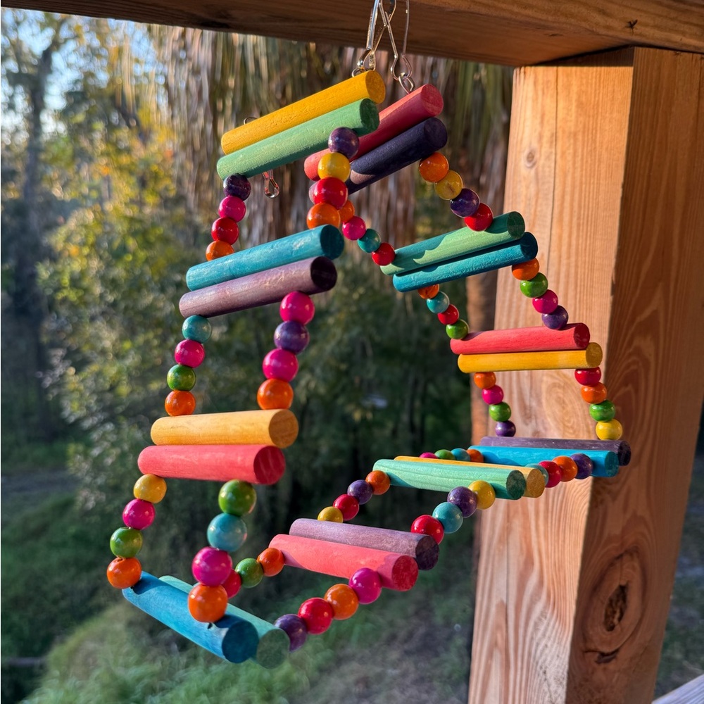 Colorful Wooden Climbing Toy for Kids